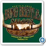 Dung Beetle Saloon Banner 4x14